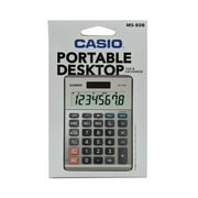 Casio MS-80B 8 Digit Desktop Calculator باللون الفضي