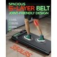 thumbnail image 4 of Portable Walking Pad with Incline, Under Desk Treadmill for Home, 3.0HP 350lbs Capacity Walking Jogging Running Machine with Remote Control and LED Display, 4 of 6