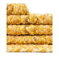 thumbnail image 6 of Unique Loom Braided Chindi Collection Area Rug - Layer (4' 1" x 6' 1" Rectangle Yellow Orange/Orange), 6 of 7