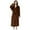 Brown, variant on Dovford Men's Robe,Pure Cotton Robe for Men,Absorbent Bathrobe,Luxurious Terry Cloth Bathrobe with Shawl Collar