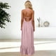 thumbnail image 3 of Faldas Largas de las Mujeres de la Ropa de Cama Se Sienten Sueltas Casual Doblado con Pliegues Falda de Suspensión Ajustable, Ropa de Dormir para el Hogar, 3 of 7