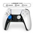 thumbnail image 3 of KontrolFreek No-Slip Thumb Grips for PlayStation 5 (PS5) and PlayStation 4 (PS4) Controller | 8 Pack | Blue. Light Blue, White and Black, 3 of 6