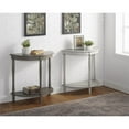 thumbnail image 3 of Bowery Hill Transitional Wood 1-Shelf Console Table in Antique Gray, 3 of 5
