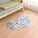 thumbnail image 5 of Hot6sl Ofertas y Liquidaciones Alfonbra de Salón de Estilo Crema con Forma de Corazón, para Sofá, Mesa de Centro, Guardarropa, Cojín de Maquillaje, 5 of 5