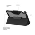 thumbnail image 6 of UAG iPad A16 Case 11" 11th Gen 2025, 10.9" 10th Gen 2022 (A3354 A3355) Plyo LT - Armor Shell Folio Cover with Adjustable Kickstand & Pencil Holder, Ice/Black, 6 of 9