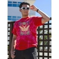 thumbnail image 2 of Egyptian Scarab Art Nouveau Tie Dye Crystal Men -Image by Shutterstock, Male Large, 2 of 4