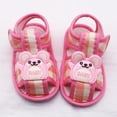 thumbnail image 5 of Baby Infant Boy Girl Sandals Newborn Cotton Non-Slip Soft Sole Sandals for Baby Boys Girls Open-Toe Outdoor Casual Summer First Walkers Shoes, 0-18M, 5 of 5