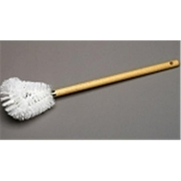 Milwaukee Dustless Brush 571020 Twisted Wire Bowl Brush- White Polypropylene With Wood Handle- Case Of 24