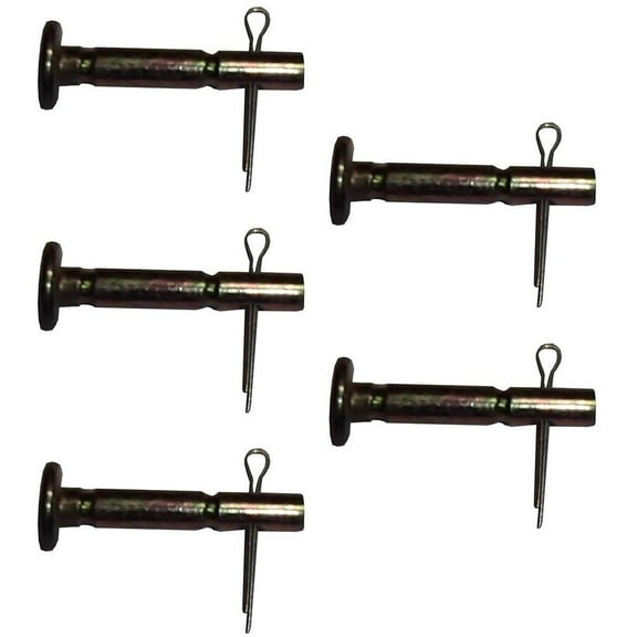 (5) New 1-5/8" x 1/4" Shear Pins w/ Hair Pins fits MTD Craftsman Models