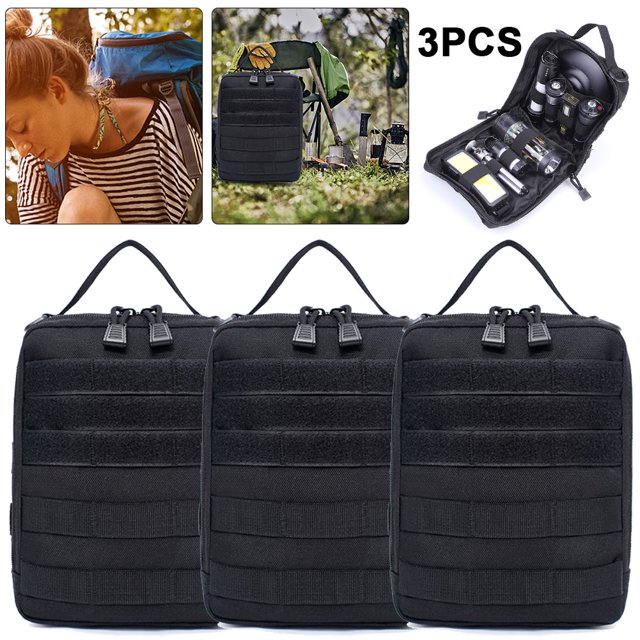 JShteea Almacenamiento 3 Piezas Gran Capacidad para GZ ML4 (negro)