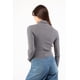 thumbnail image 3 of Blusa tejida cuello alto AMAD Casual para mujer Talla S, 3 of 5