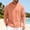 Orange, variant on ZUBKTE Long Sleeve Shirts for Men - Quick Dry Moisture Wicking UV Sun Protection T-Shirts for Fishing Workout Athletic Gym S-3XL