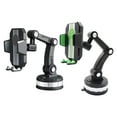 thumbnail image 3 of Maoww Rearview Mirror Phone Holder Instant Release Button For Quick Phone Access 2. Easily Place gray, 3 of 6