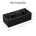thumbnail image 6 of 6-In-2-Out Audio Switcher Two-Way Audio Signal Selector Box Splitter Distributor with RCA Inputs & Outputs, 6 of 8