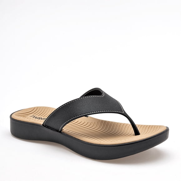 SANDALIA PLANA MARBELLA NEGRO 132437