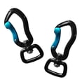 thumbnail image 3 of Aluminum snap hook with swivel snap hook key 76mm gray, 3 of 6