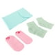 thumbnail image 3 of Calcetines hidratantes para el cuello, reparadores de Gel hidratante reutilizable, coderas, rosa, azul y verde, 3 of 8