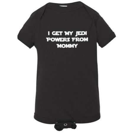 

PleaseMeTees™ Baby I Get My Jedi Powers From Mommy HQ Jumpsuit