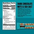 thumbnail image 2 of KIND Thins Gluten Free Dark Chocolate Nuts & Sea Salt Snack Bars, 0.74 oz, 10 Count, 2 of 11