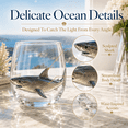 thumbnail image 5 of 3D Ocean Animal Glassware, Sculpted Marine Animal Wine Cup, Octopus Seahorse Crab Turtle Whale Shark Glass for Coastal Decor and Home Bar, 5 of 7