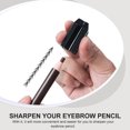 thumbnail image 3 of WRISTBIQUE Compact Plastic Eyebrow Pencil Sharpener for Home Use White Easy to Carry and Use 2Pcs, 3 of 8