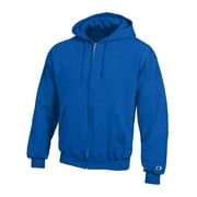 Champion Mens Double Dry Action Fleece Full Zip Hood, S, Royal Blue Heather