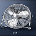 thumbnail image 3 of FeiFu Durable Stainless Steel Floor Fan, Efficient Powerful Tilt Cooling Fan, Quiet Air Circulation, Home Study Area Appliances, 3 of 6
