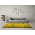 thumbnail image 3 of Ahgly Company Indoor Rectangle Persian Yellow Bohemian Area Rugs, 5' x 7', 3 of 4