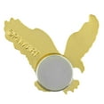 thumbnail image 2 of PinMart's Soaring Flying Gold Eagle Metal Lapel Pin with Magnetic Back, 2 of 3