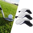 thumbnail image 2 of 3 Pcs Golf Woods covers for head Mesh Nylon Golf Club Head Covers for Drivers Women Adults - Grey, 2 of 8