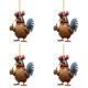 thumbnail image 1 of Navidad Adorno Pollo Lindo Coche Acrílico Creativo (F), 1 of 3
