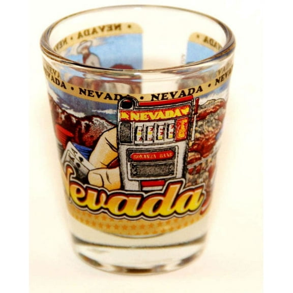 Nevada State Wraparound Shot Glass
