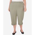 thumbnail image 4 of Alfred Dunner Womens Plus-Size  Sunset Pull-On Capri, 4 of 6