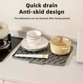thumbnail image 7 of Shoreew Silicone Slope Drain Mat for Drip-Free Drying Space-Saving Dish Drainer Heat-Resistant Pot Rack Non-Slip Mat for Kitchen Countertop, 7 of 7