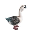 thumbnail image 4 of Figura de animal de granja de juguete de simulación para regalo, escritorio o recuerdo de fiesta. Ganso multicolor, 4 of 9