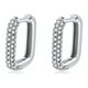 thumbnail image 1 of Fiudx Colgantes de Cobres En Circonita, Exquisitos Pendientes de Niña, Cómodos de Usar Diario, Diseño Clásico, Regal Perfecto para Mujer, Clasificador de Cumpleaños de Navidad, Incluye Caja y Adorno, 1 of 1