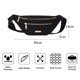 thumbnail image 2 of Hukapapa Student Party bolso de ocio PU multi-estilo moda pareja coreana bolso de hombro bolsa de viajero negro, 2 of 5