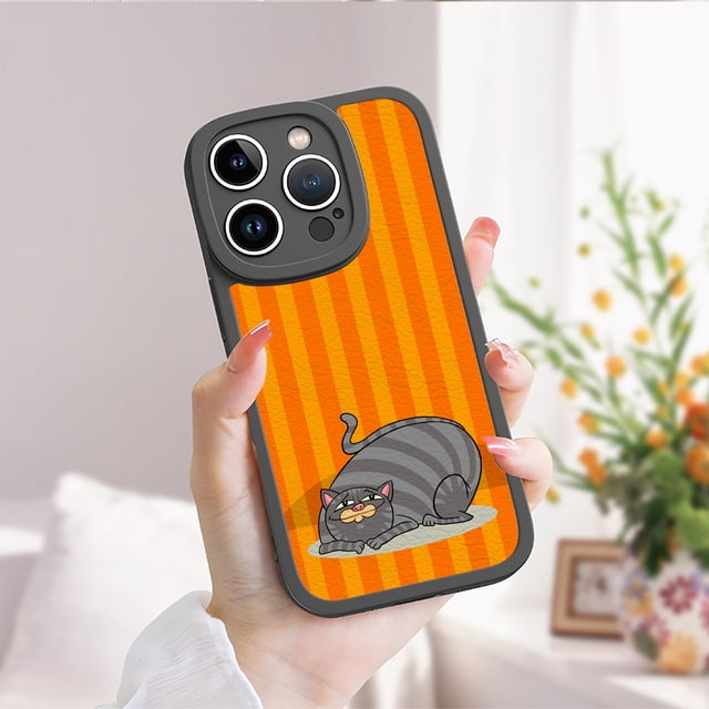 Manténgase a la moda y protegido: tome esta funda de teléfono de goma TPU con estampado de dibujos animados para iPhone