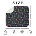 thumbnail image 4 of Pioneer Flower Floral Print Pattern Kitchen Dish Drying Mat 1 Pack, Ultra Absorbent Microfiber Drainer Mat, 16"x18", 4 of 6