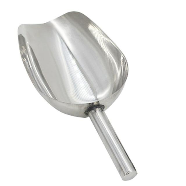 pitrice Stainless Steel Kitchen Cereal Utility Scoop Rice Flour Popcorn Dry Food Coffee Bean Scoop