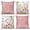 Pink, variant on Spring Pink Floral Throw Pillow Covers 18x18 Set of 4,Hummingbird Flower Decorative Pillow Cases for Bedroom Sofa Couch