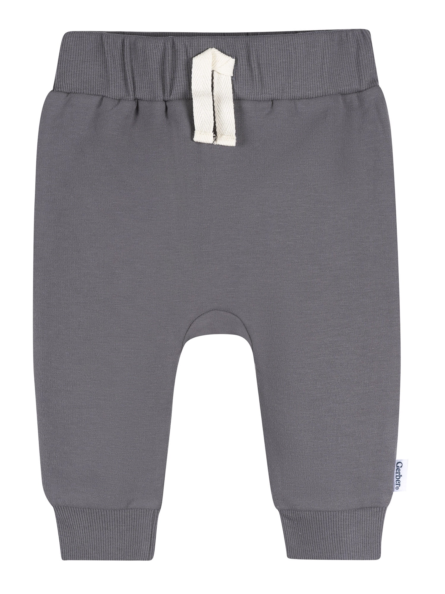 Gerber Baby and Toddler Neutral Joggers, 3-Pack, Sizes 0/3 Months - 5T