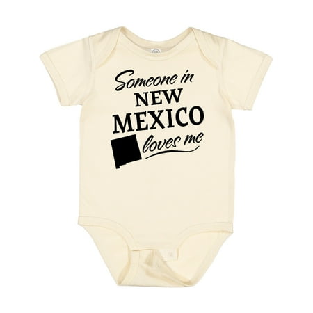 

Inktastic Someone in New Mexico Loves Me Boys or Girls Baby Bodysuit