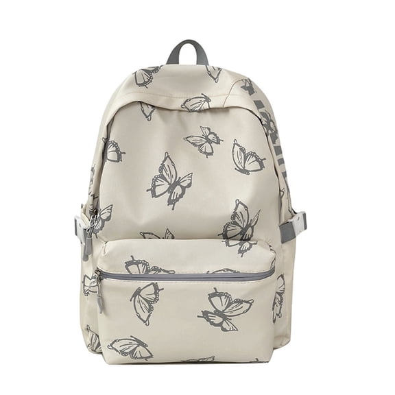 17 in Large Capacity Butterfly Backpack Lightweight Casual Bag,Cute Laptop Bookbag Travel Hiking Daypacks Rucksack Shoulder Bag