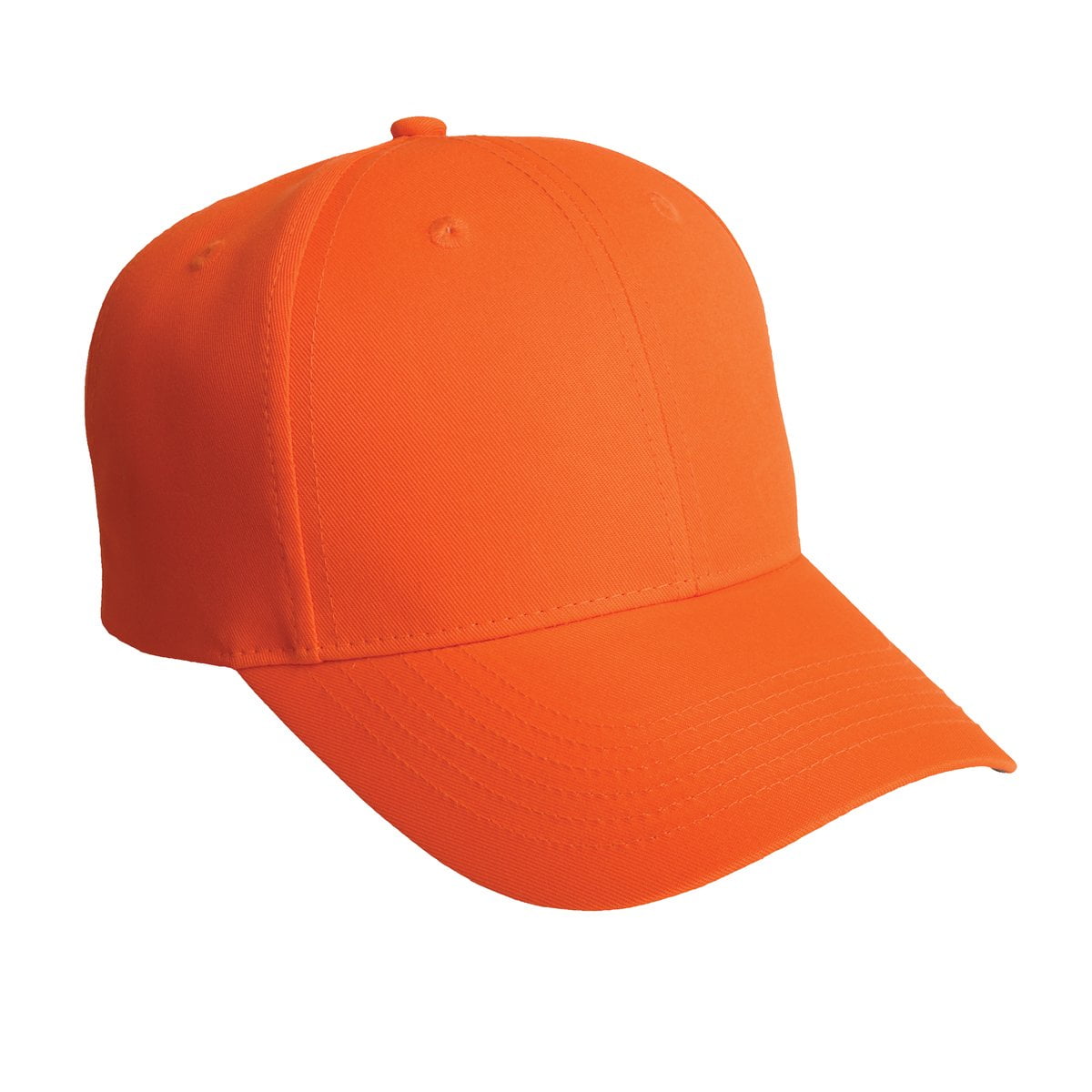 orange ball cap