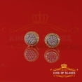 thumbnail image 2 of King of Bling's Real 10k Yellow Gold with Real 0.12CT Diamonds Stud Earrings For Women And Men, 2 of 12