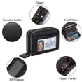 thumbnail image 3 of Janrevotw Women'S Small Genuine Leather Wallet Rfid Shield Credit Card Holder Purse, 3 of 5