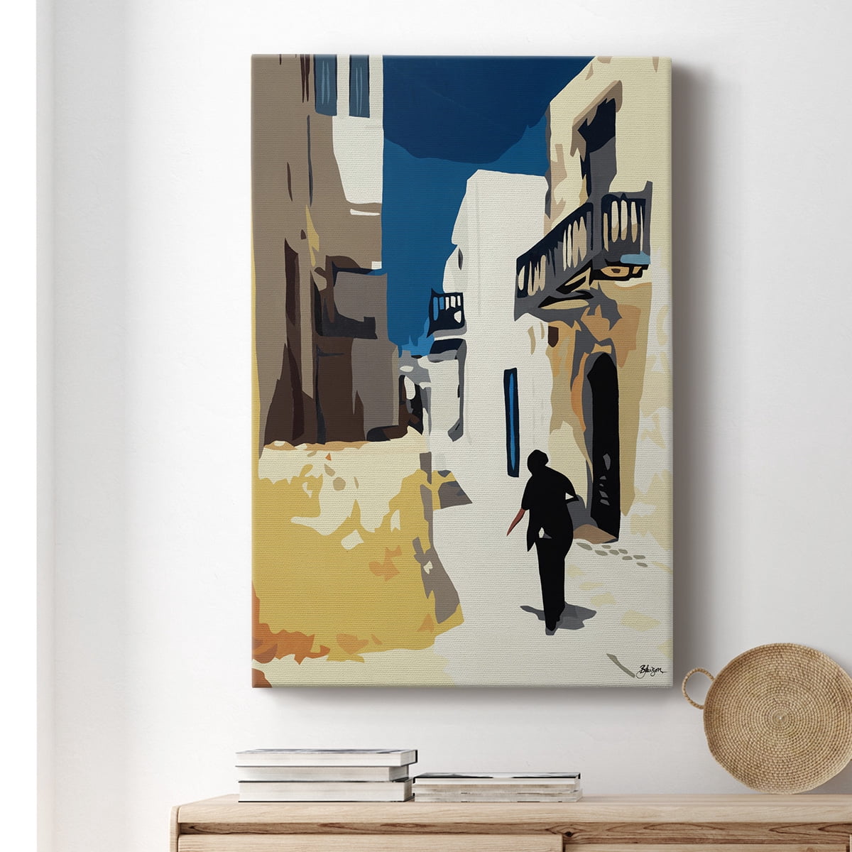 Mykonos 3 Premium Gallery Wrapped Canvas - Ready to Hang
