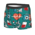 thumbnail image 2 of Bingfone Medical Elements Men'S Underwear - Casual Stretch Boxer Briefs-Small, 2 of 9