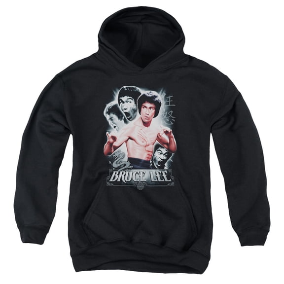 Bruce Lee - Inner Fury - Youth Hooded Sweatshirt - Large